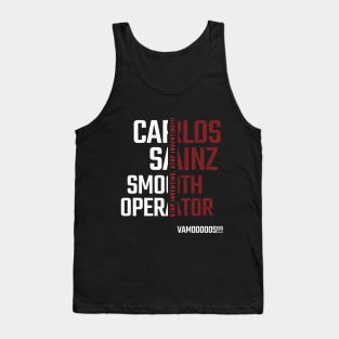 Carlos Sainz - Smooth operator Tank Top